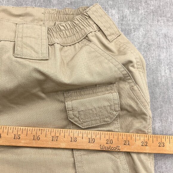 5.11+ Tactical Pants Women 16Regular Tan Ripstop Straight Leg Outdoor Work - Picture 5 of 13